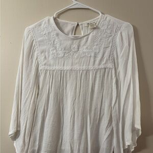 Passport White Floral Blouse